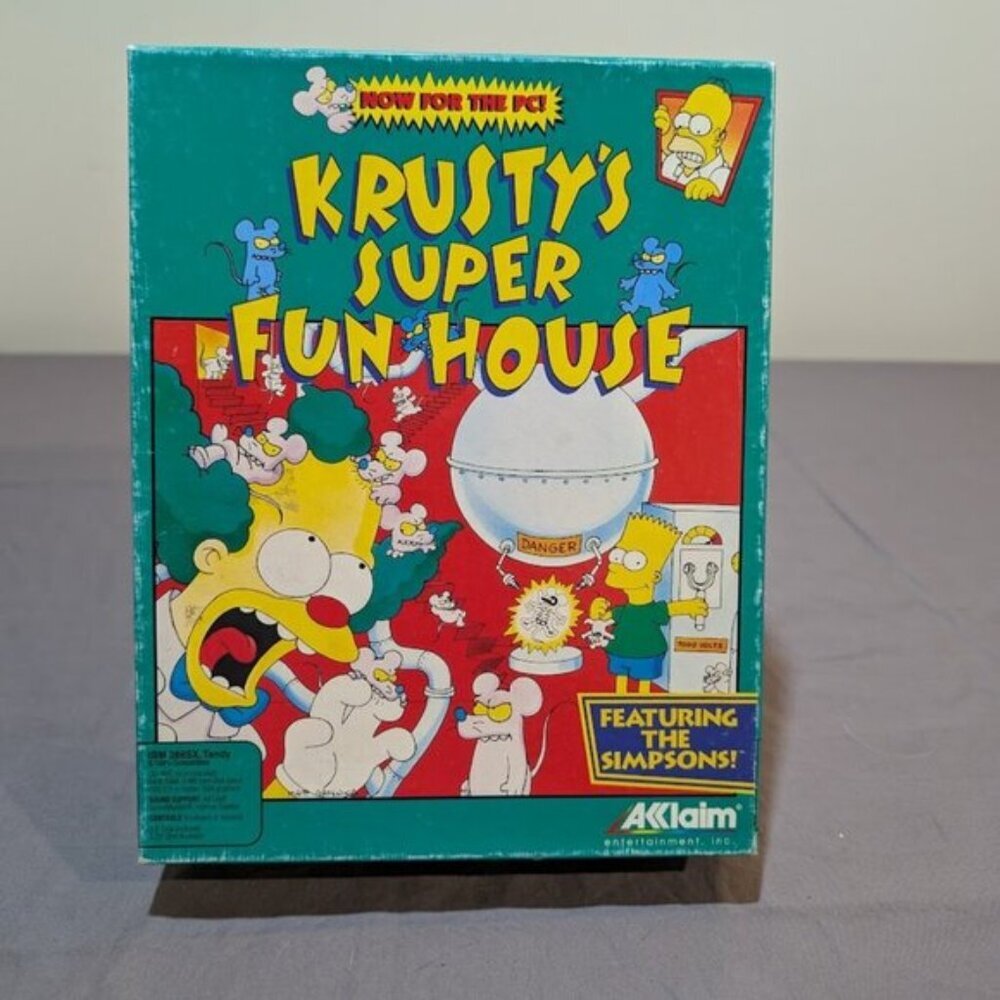 Krusty's Super Fun House IBM Computer Game 1993 - UNTESTED